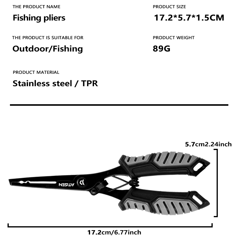Fishing Tongs Hook Remover Sta - Fishing Hook Sharpener recension och pris