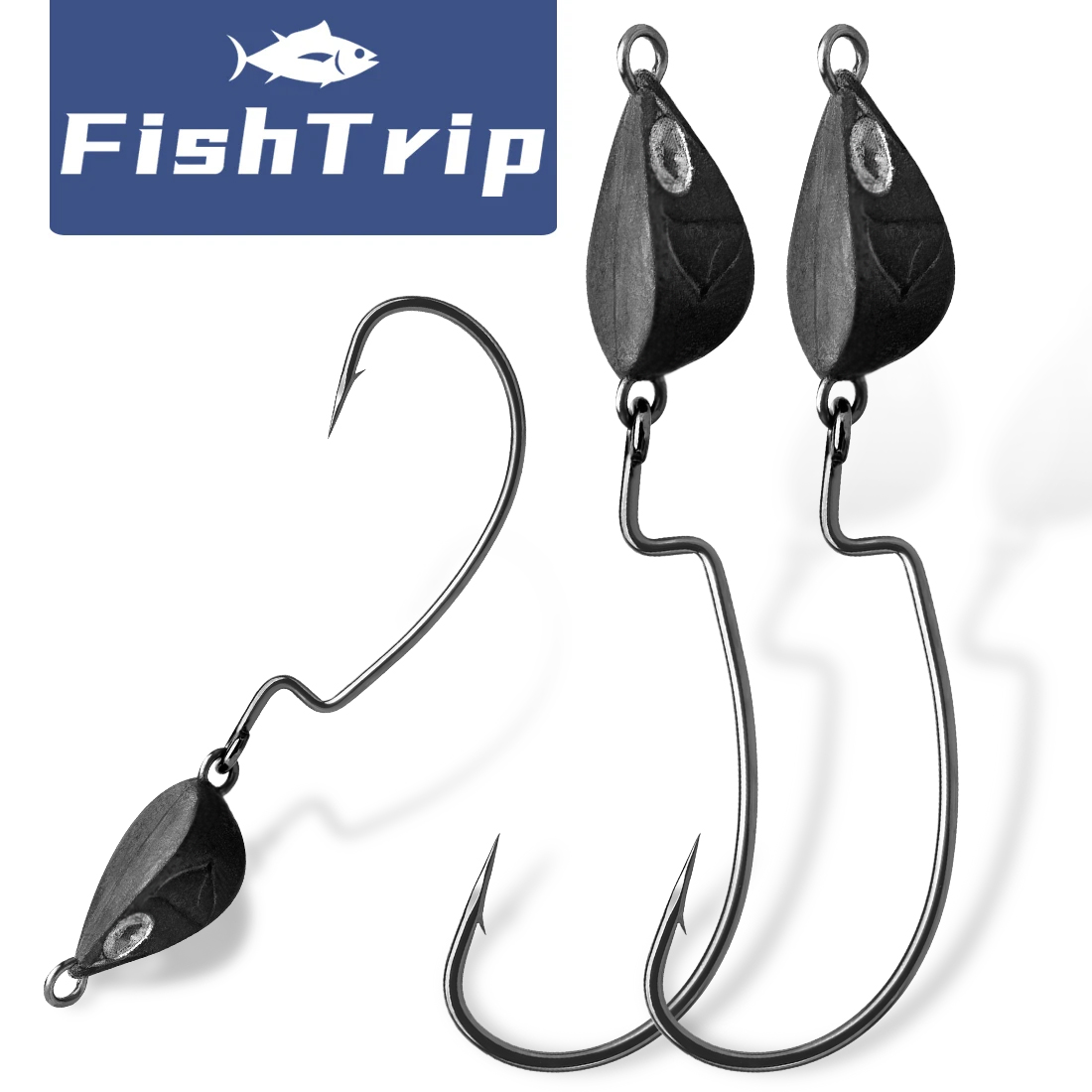 FishTrip 10Pcs Jig Head Fishin - Fishing Hook Assortment recension och pris
