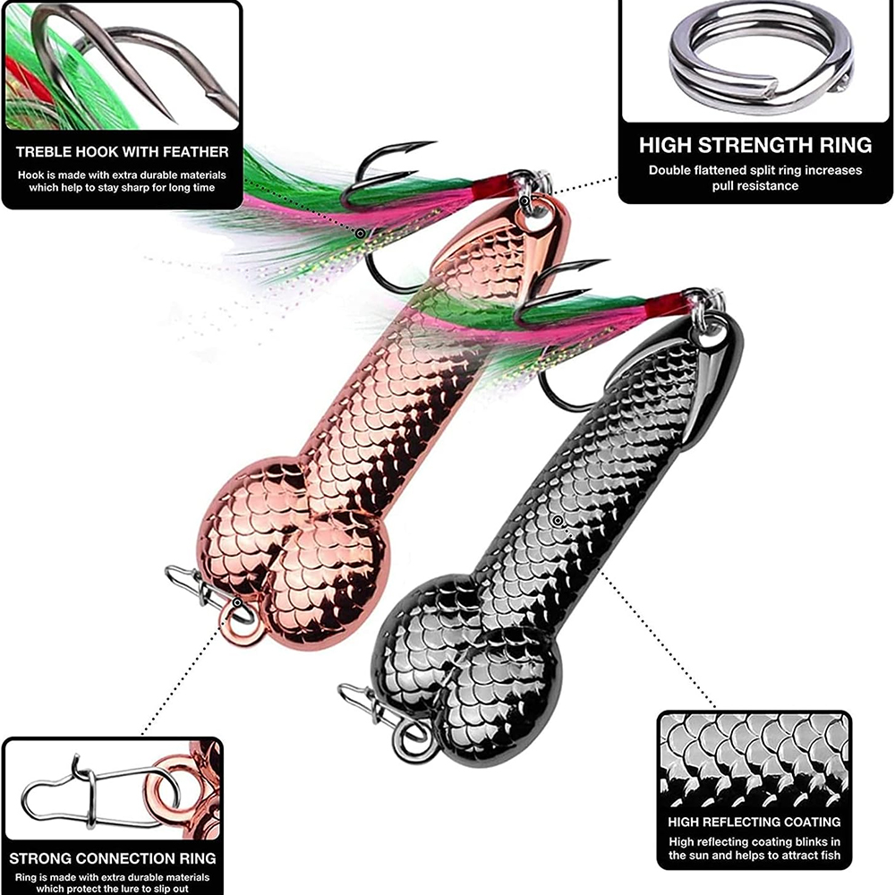 Special Shaped Metal VIB Fishi - Fishing Hook Treble recension och pris